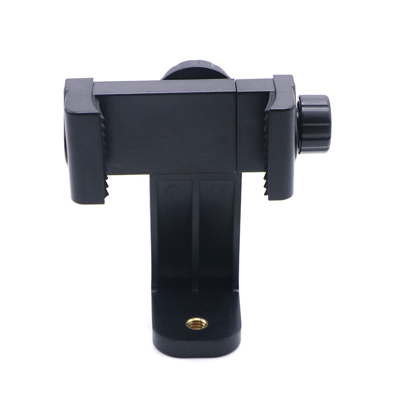 Live mobile phone clip tripod clip horizontal and vertical selfie stick fixed extra large universal triangle bracket rotation