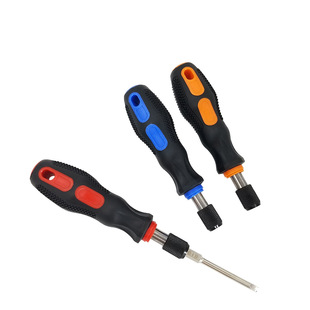 1/4 inch (6.35mm) screwdriver bit holder manual screwdriver holder with magnetic PP TPR handle