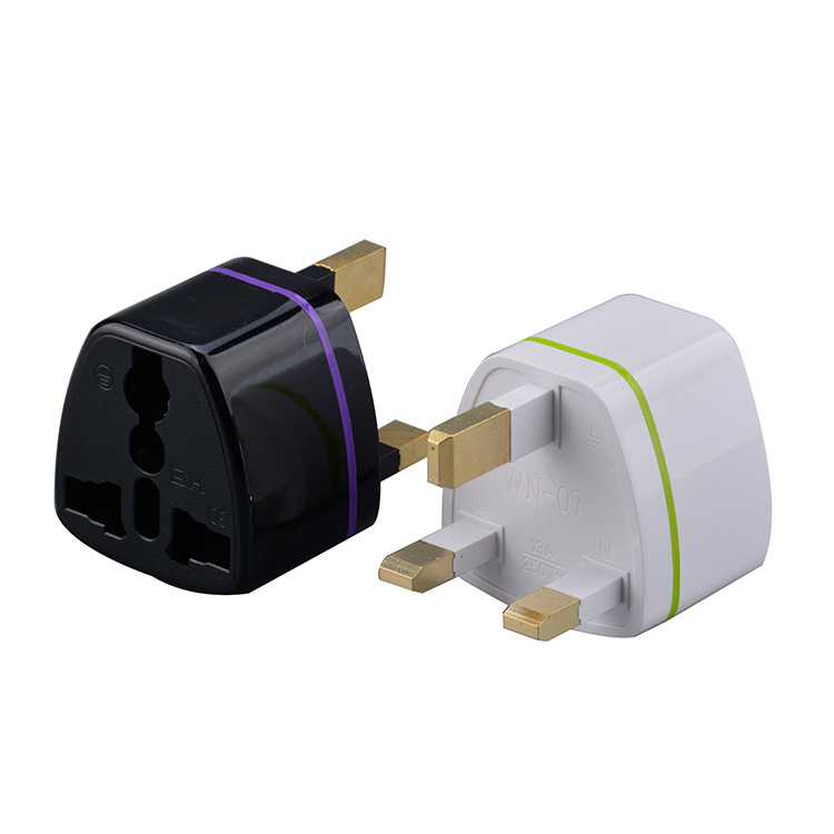 Cross-border supply of pure copper British standard conversion plug British standard power adapter Singapore Malaysia plug spot