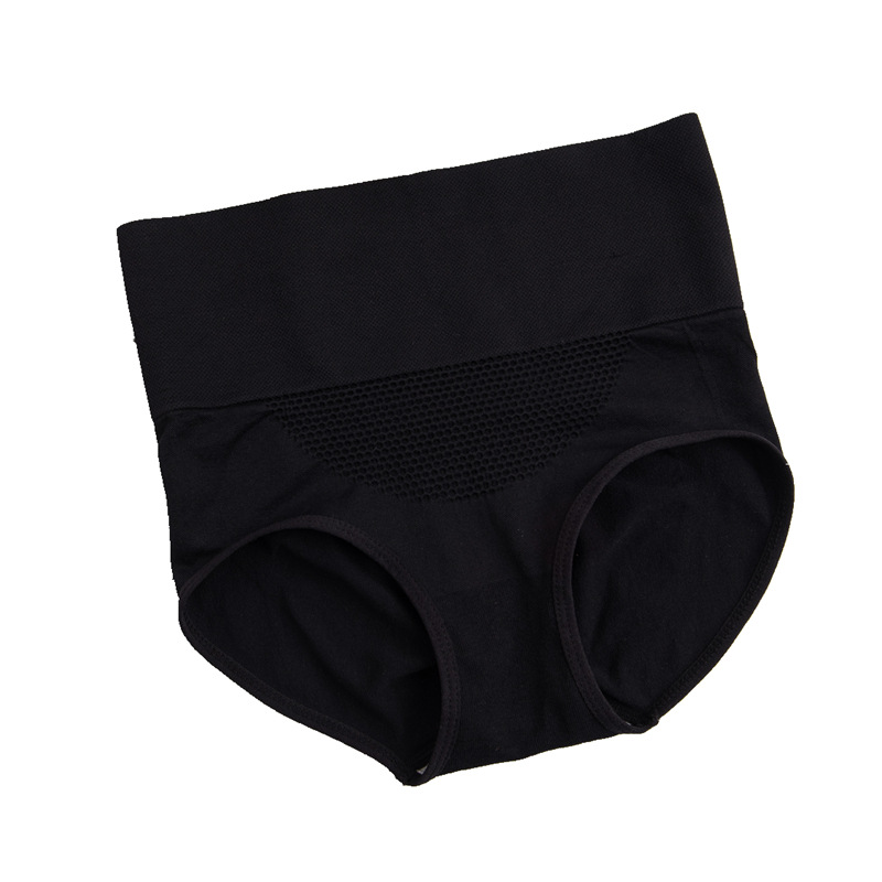 Women's Briefs Sexy Cotton One-piece Seamless Seamless Lace High Waist Girl's High Elastic Honeycomb Hip Panties