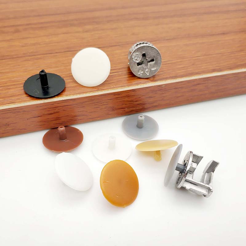 Three-in-one connector decorative cover cap plastic screw cover eccentric wheel hole cover three-in-one eccentric wheel cylindrical cover