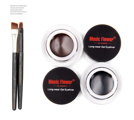 Explosions Music Flower non-blooming waterproof anti-sweat anti-oil eyeliner long-lasting eyeliner makeup wholesale