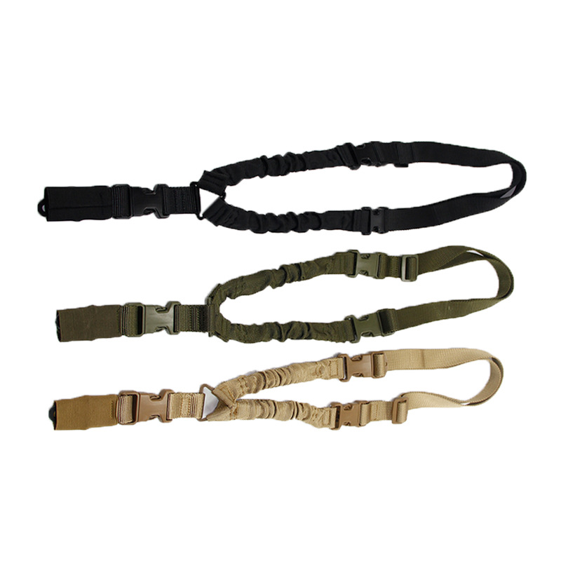 Spot cross-border Amazon American single-point strap outdoor combat elastic training tactical hook nylon diagonal hook