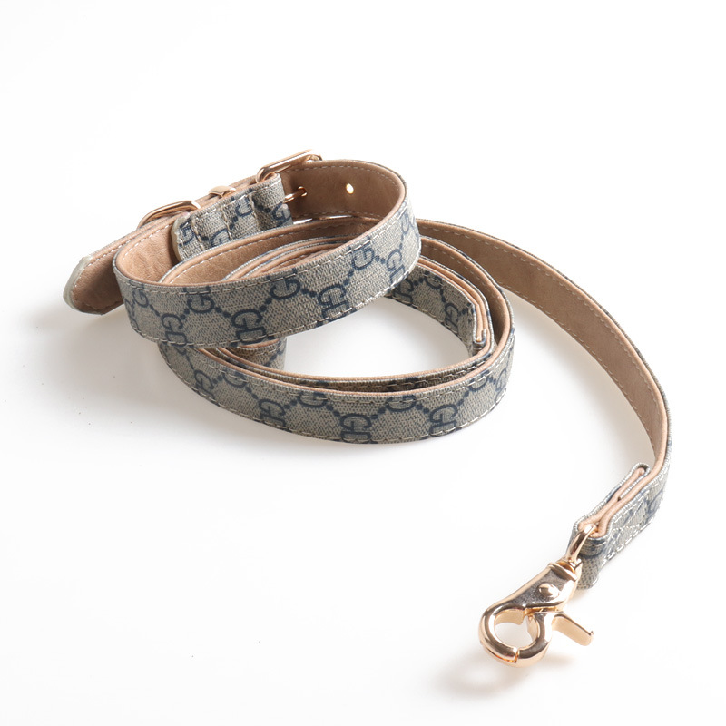 Aminger large pai collar presbyopic cloth pet dog collar with traction rope factory direct sales