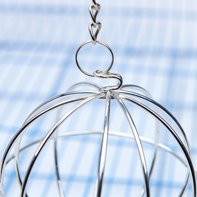 Rabbit grass ball can be hung feeding grass material rack Dutch pig Chinchilla electroplated stainless steel grass ball