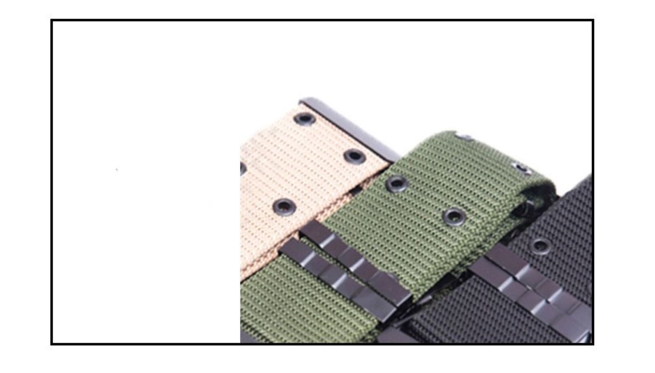 Fabrik direkt im Freien Ausrüstung Sicherheitstaktik S Außengürtel hochwertige Bergsteigen gewebte Leinwand Gürtel Großhandel_voghion.com