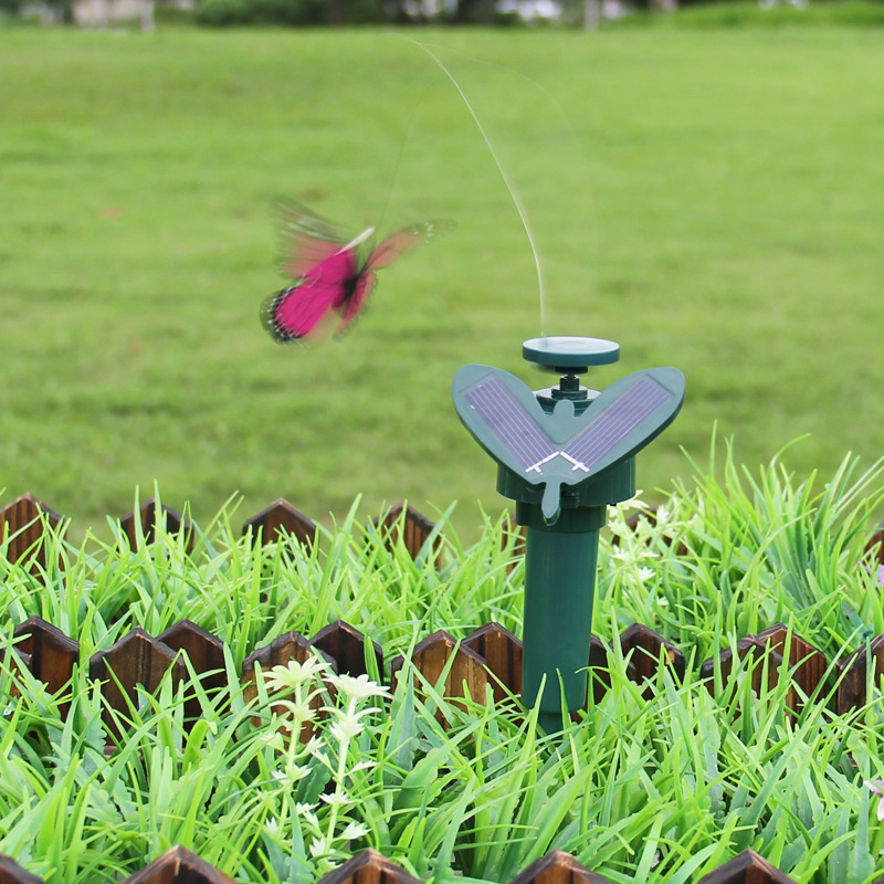 Solar Butterfly Electric Dynamic Toy Butterfly Dancing Horticultural Mori Home Decoration Crafts Ornaments