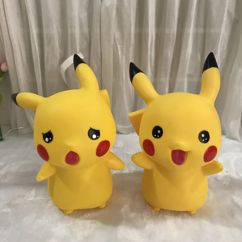 Anti-fall Vinyl Piggy Bank Korean Creative Large Cute Cartoon Children's Piggy Bank June 1 Kindergarten Gift