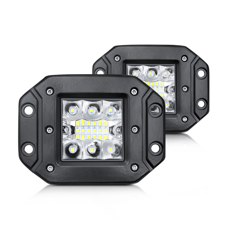 5-inch 39W square LED daytime running light car modification accessories car light truck spotlight large surface cover floodlight