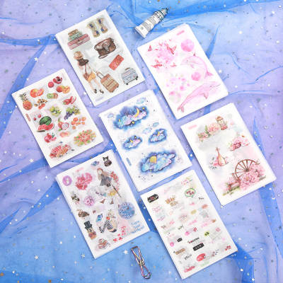 All the way to warm paper stickers creative DIY decorative hand account stickers stickers photo album Diary antique stickers