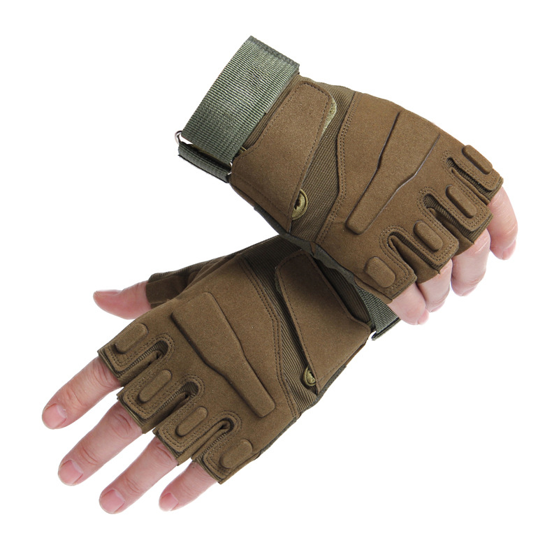 Men's Spring and Summer Tactical Half Finger Gloves Outdoor Military Style Wholesale