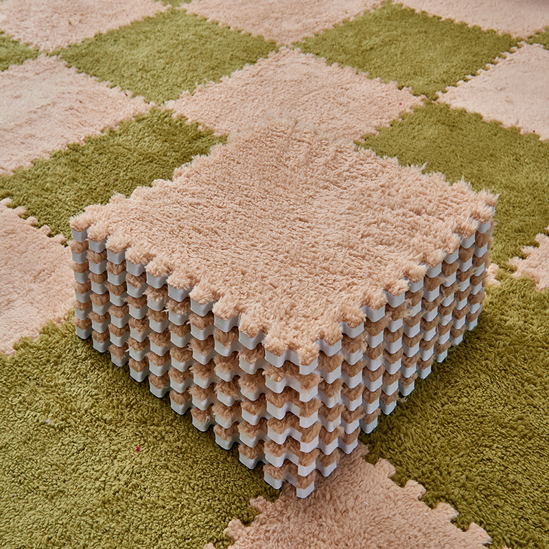 Patchwork Carpet Bedroom Full Shop Household Square Puzzle Floor Mat Plush Velvet eva Foam Floor Mat Tatami Mat