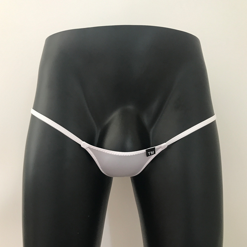 Men's Ice Silk Briefs Men's Stretch Tanga Underwear 0127