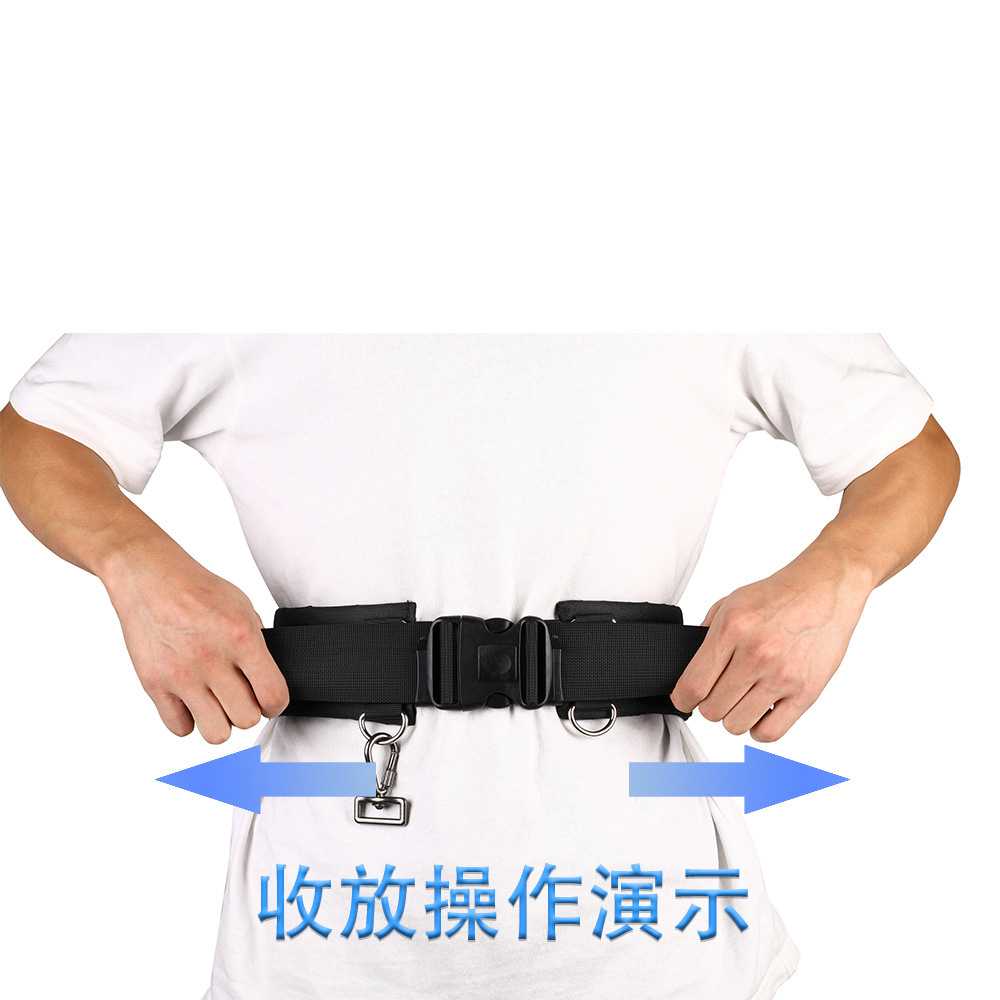SLR Camera Fixed Belt Multifunctional Storage Photography Belt Mountaineering Lens Bag Hanging Buckle Belt Accessory Bag