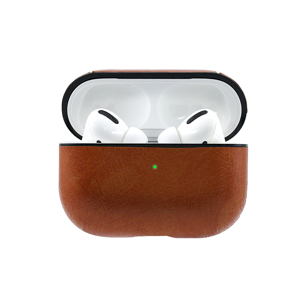 Suitable for Apple Airpods Pro2 Generation Bluetooth Headphone Case Leather Pattern Foil AirPods 3 Soft