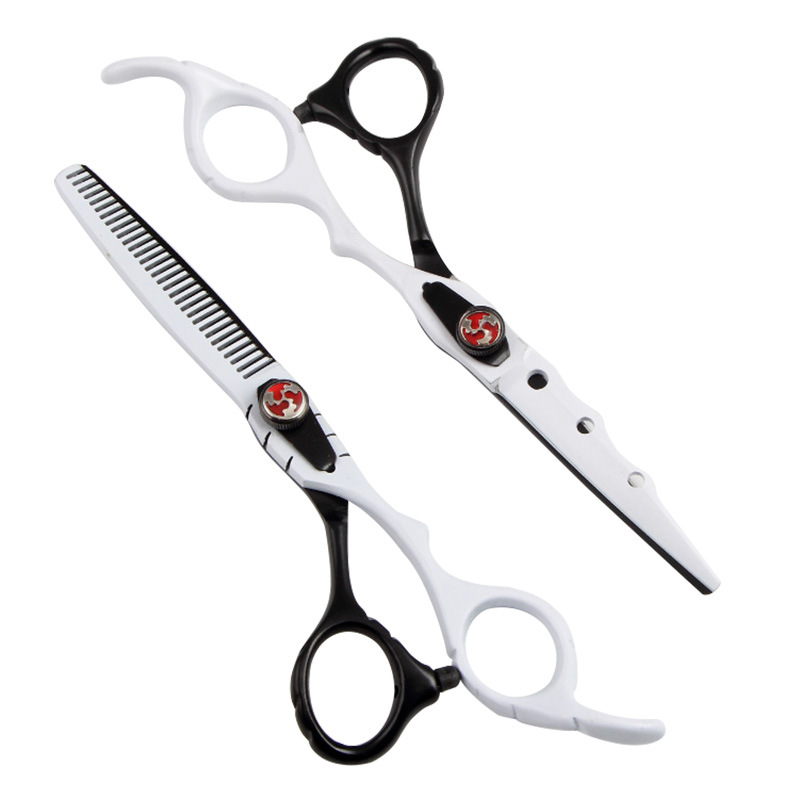 Scissors Barber scissors straight cut teeth scissors broken hair thinning hairdressing tools postage logo made of manufacturers supply