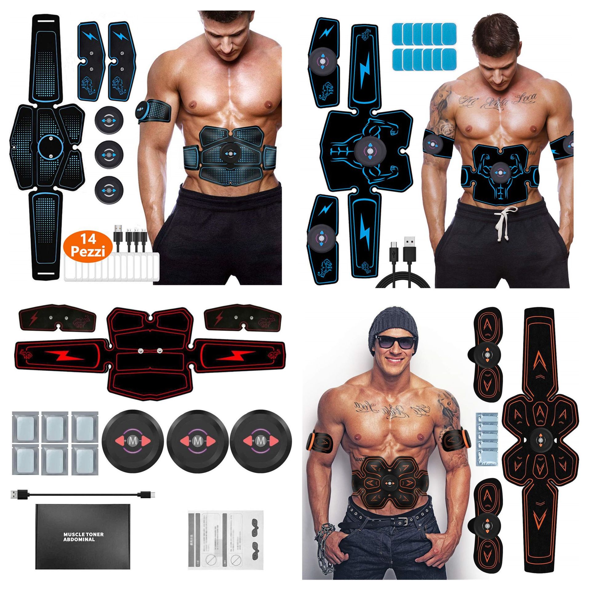 Fitness belt abdominal muscle stickers EMS Fitness instrument abdominal muscle training abdominal trainer muscle abdominal muscle belt home fitness equipment