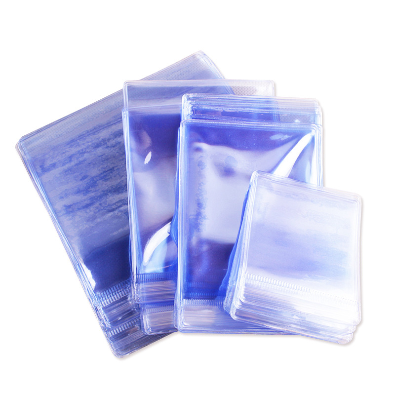Wen play Jade Jade hand string Buddha jewelry jewelry self-sealing bag thickened plastic PVC transparent sealed bag wholesale