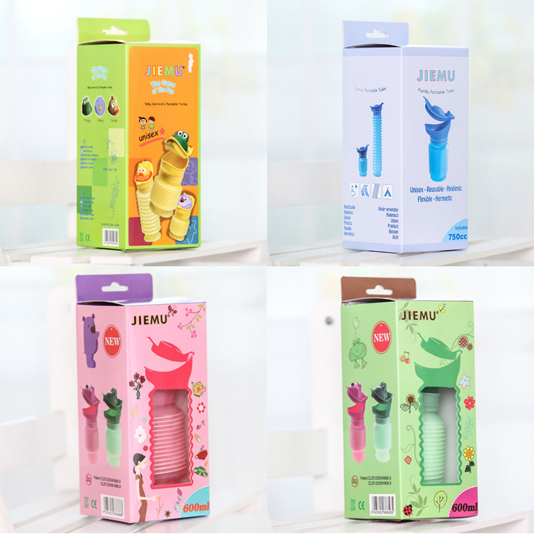 Jiemu portable vehicle-mounted urinal emergency retractable urinal for boys, girls and children