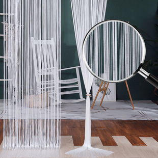 Factory straight hair 1*2m straight line curtain wedding decoration door curtain line curtain home decoration curtain finished hanging curtain partition curtain