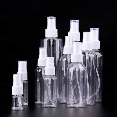 Batch 30 50ml100 ml spray bottle transparent plastic small watering can makeup perfume spray bottle alcohol disinfection water bottle