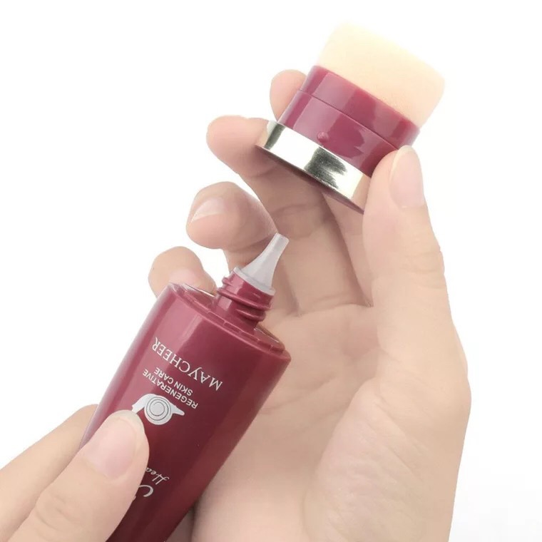 [With Cotton Head] Meisier Snail Essence Repair Multi-effect BB Cream Concealer Mucin Moisturizing Isolation 880#