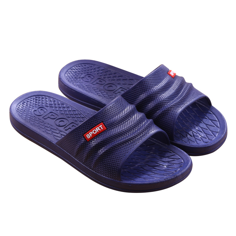 Bathroom slippers summer new home men and women couples non-slip bath indoor plastic soft thick bottom slippers wholesale