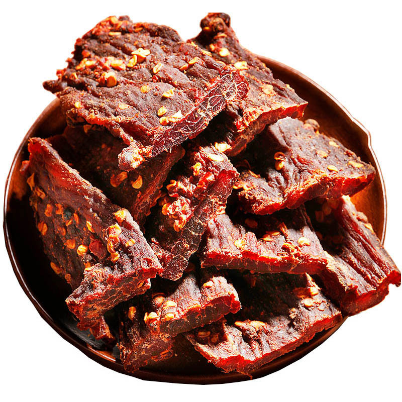 Beef jerky one Jin spiced spicy hand-torn yak beef dried air-dried pork dried chicken dried meat for people to eat wholesale processing