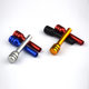 Car aluminum alloy door lift car door knob car safety door lock status button in stock