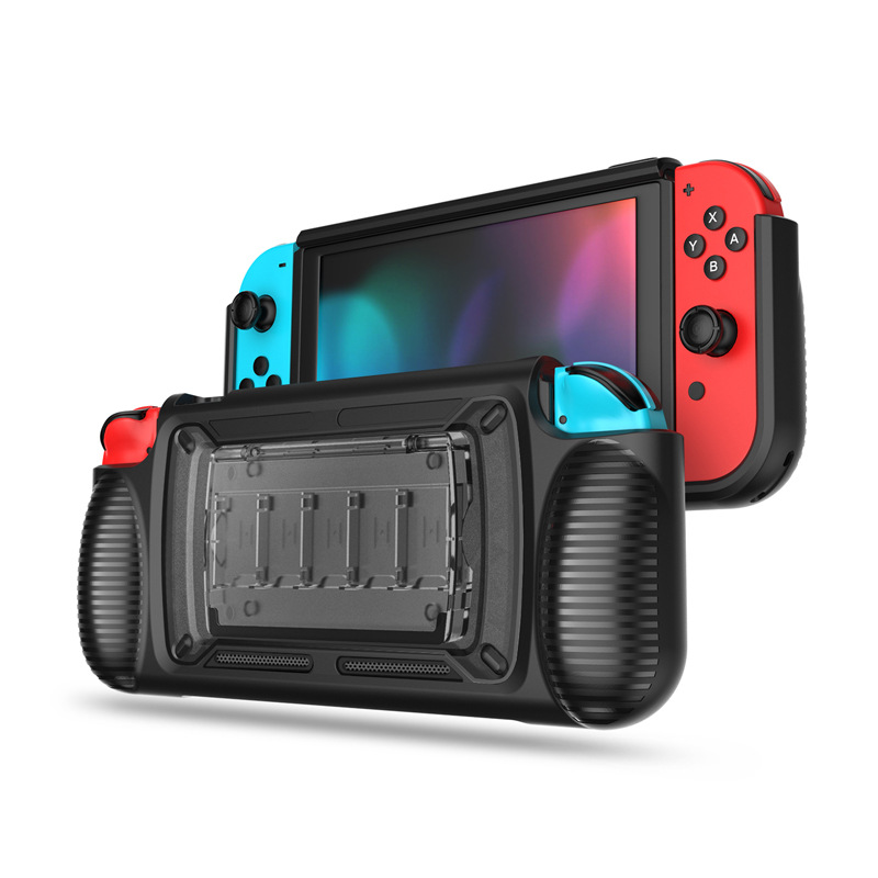 Factory Hot Selling 2019 Nintendo Nintendo Switch Protective Case Game Machine Protective Case TPU Drop-Resistant