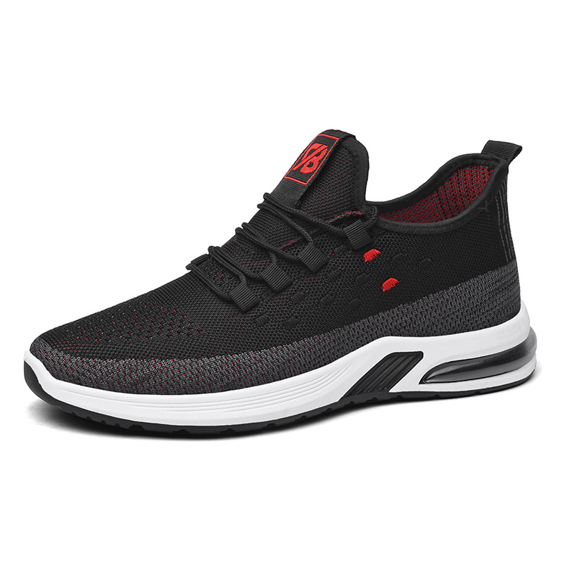 2023 Carnival Season Flying Weaving Men's Shoes New Spring and Autumn Men's Running Shoes Breathable Leisure Travel Shoes Wind Break