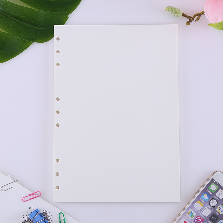 9-hole B5 loose-leaf notebook replacement core 100 gram forest paper notebook inner page student classroom notebook replacement core