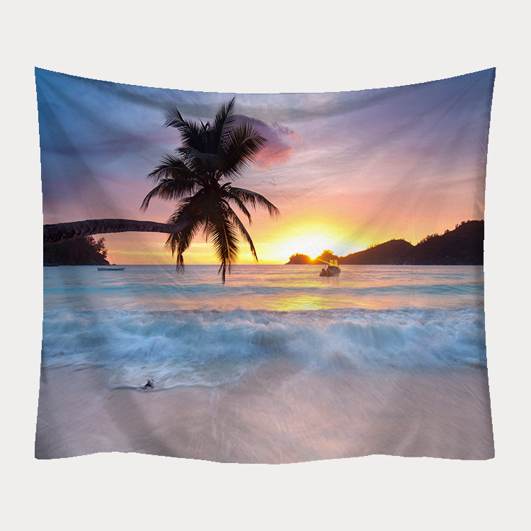 Nordic ins Explosive Tape Decorative Tapestry Tapestry Beach Towel Tapestry Beach Printed Blanket to Customize
