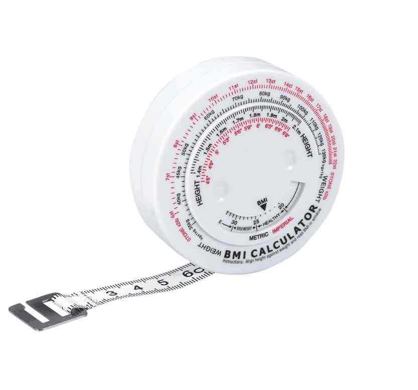 Factory supply high quality supply 1.5 meters plastic waist ruler BMI health tape color ruler
