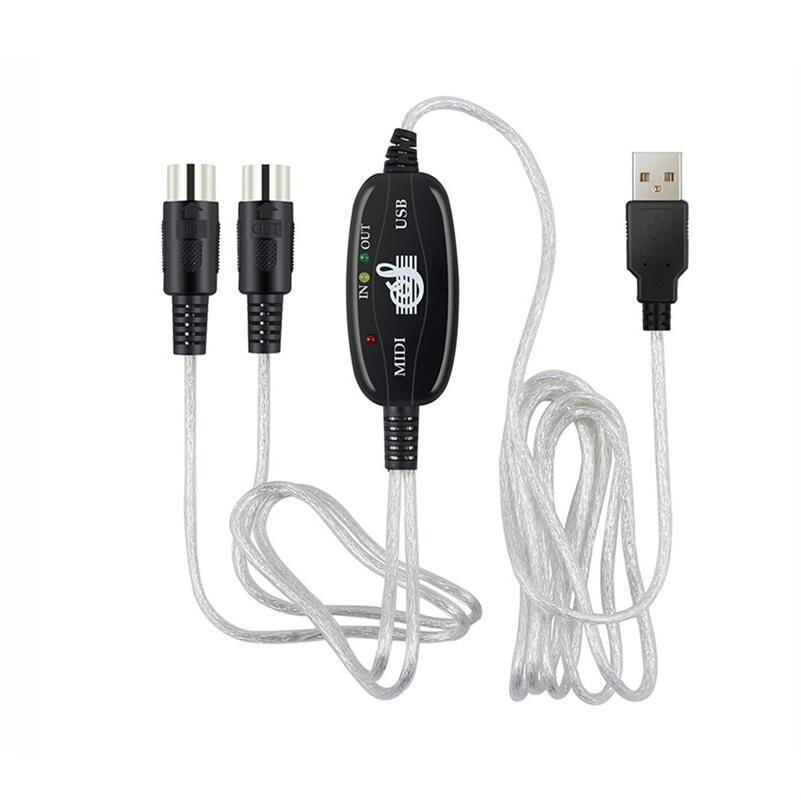 MIDI cable to usb electronic organ audio output cable music editing usb cable MIDI conversion cable