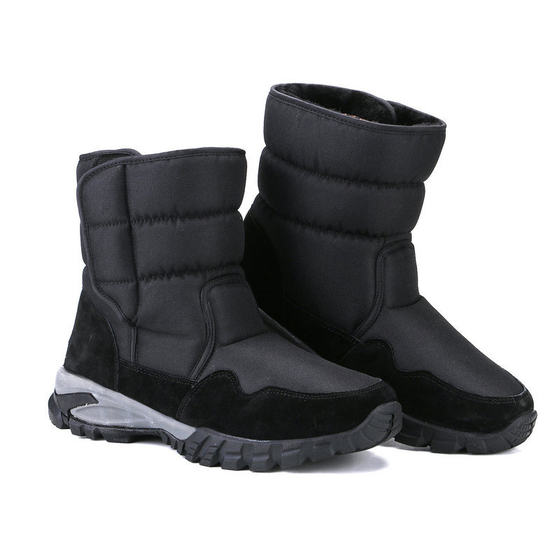 Nine-color snowflake cross-border plus size 48 yards men's snow boots are not slippery, crack-free, strong and easy to wear manufacturers wholesale