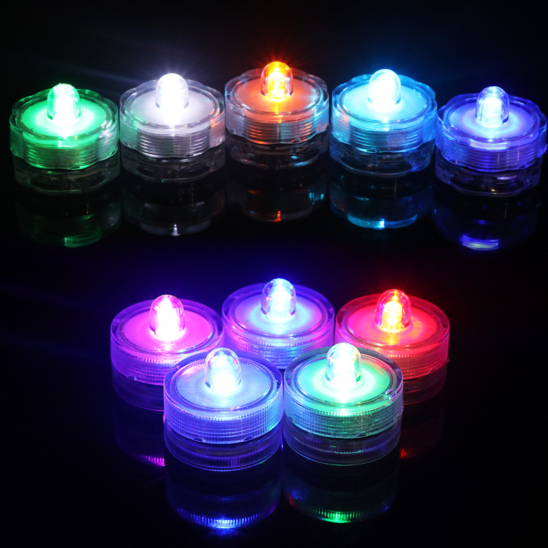 LED waterproof candle light fish tank light aquarium light evening bar wedding waterproof electronic candle light diving light