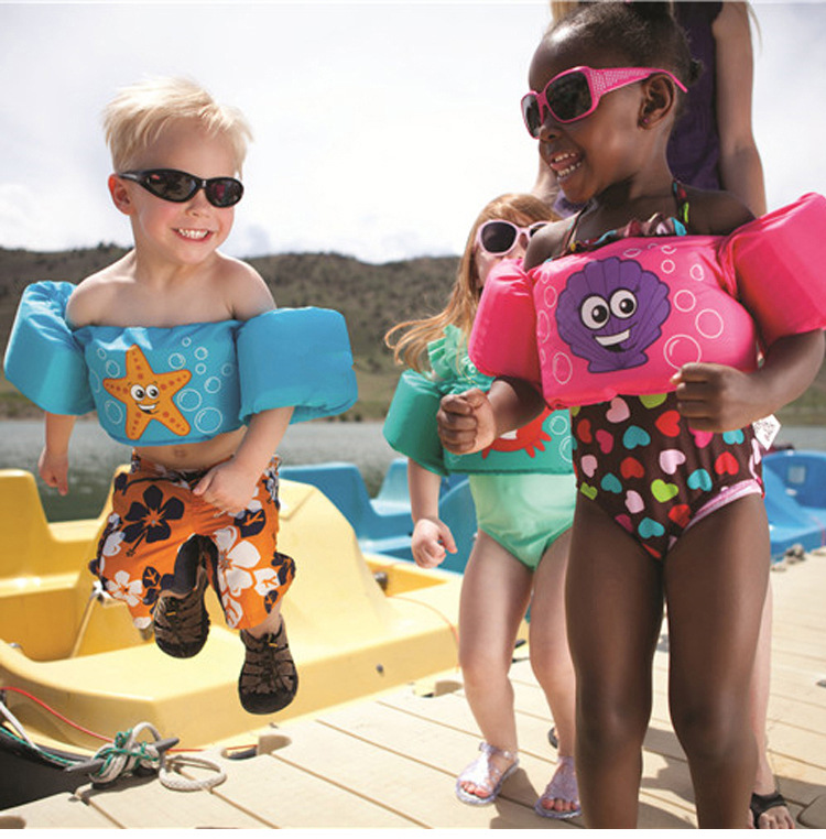 Boys and Girls swimsuit children's life jacket arm ring toddler Baby learning swimming equipment floating ring water sleeve buoyancy swimming