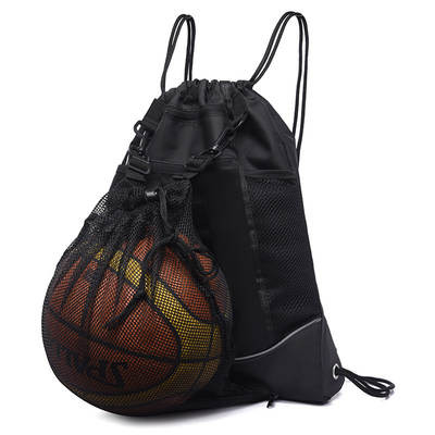 Cross-border Basketball Backpack Large Capacity Outdoor Sports Bag Travel Bag Riding Bag Helmet Bag Hidden Mesh Bag