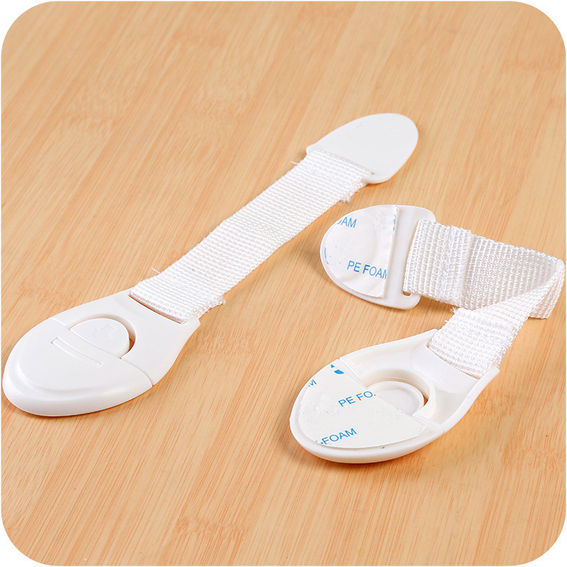 Infant baby safety protection lock multifunctional cloth with lock ribbon lock drawer buckle lock refrigerator lock cabinet door lock