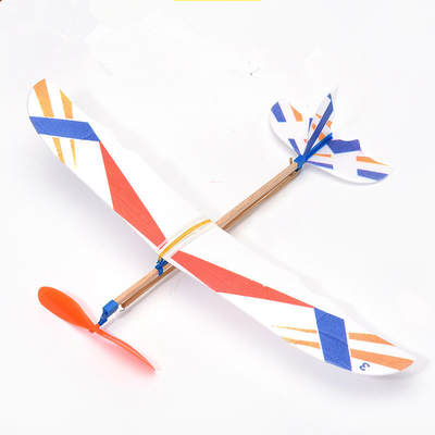 Factory direct new rubber band power hand-throwing aircraft 218 small Thunderbird glider youth model aircraft model