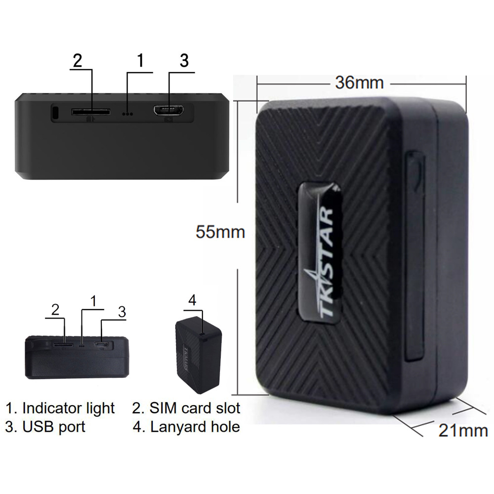 Multi-purpose GPS Locator TK913 Battery 1500 Mah Suitable for Bags, Logistics, Hunting Dog Positioning and Tracking