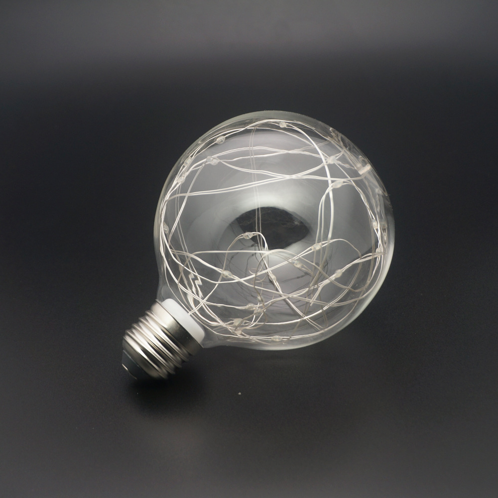 LED glass copper wire bulb G95 E27 2.4M24 lamp festive Christmas decoration light
