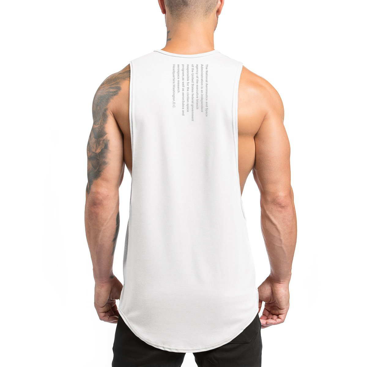 Muscle European and American Brothers ins Sleeveless Vest Men's Summer New National Fashion Fitness Clothes Training Sleeveless T-shirt