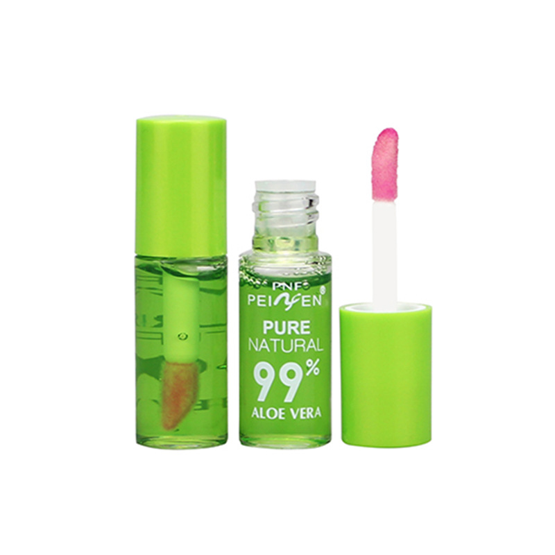 Cross-border Hot Aloe Color-changing Lipstick Water opp Bag Lip Gloss Lip Honey Moisturizing Long-lasting Penifen P7014