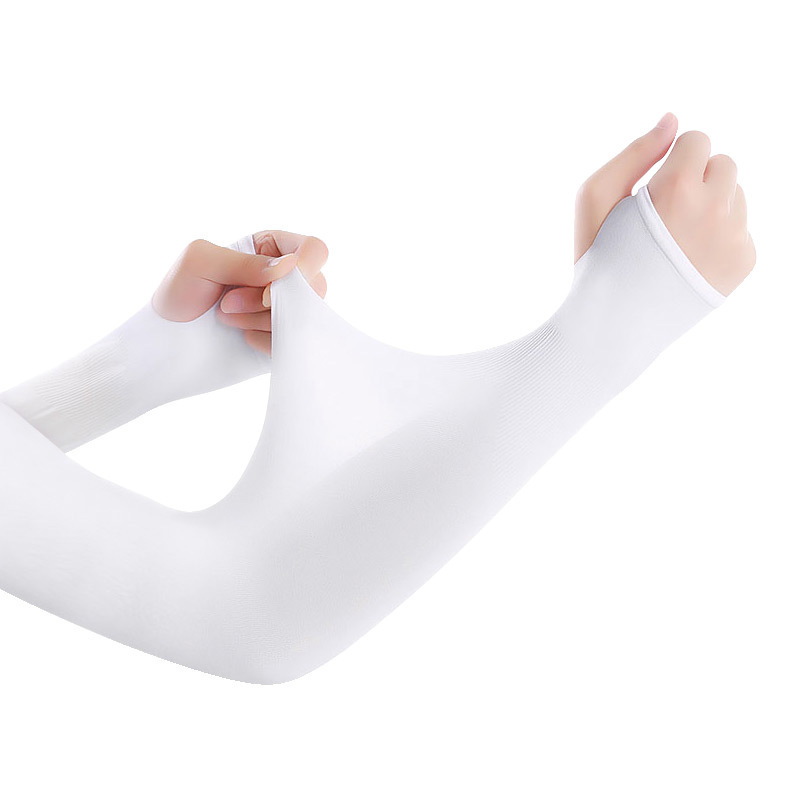 Ice Silk Sunscreen Sleeves for Men and Women Summer Outdoor Cycling Sports Fitness Arm Sunshade Ice Cool Arm Sleeves