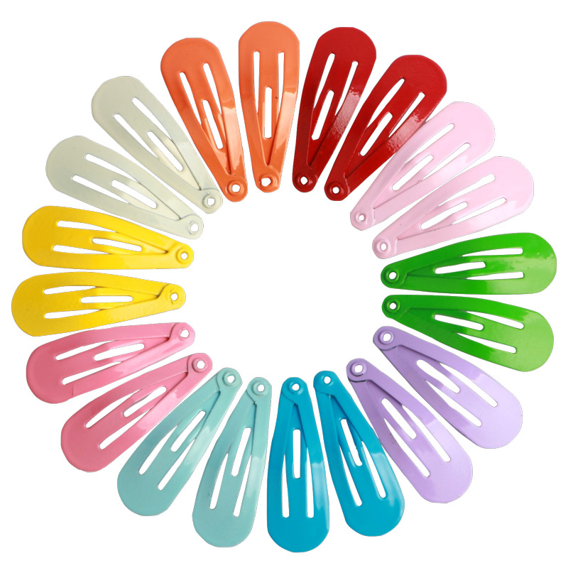 50 Korean version of the new 3cm color ins hair clip Children Baby cute candy-colored BB clip bangs hair accessories