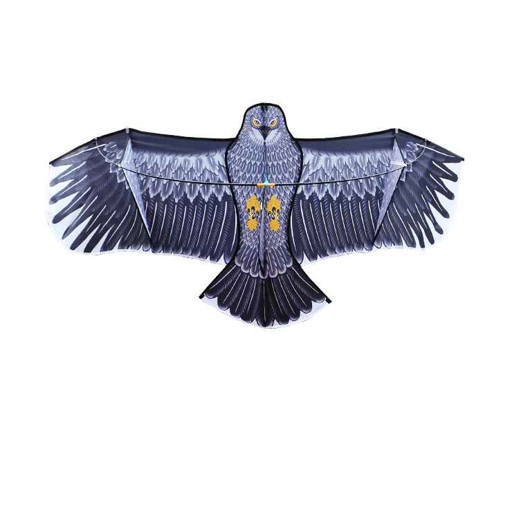 Weifang Eagle Kite wholesale front strut bright cloth bellyband flat Eagle small steel eagle curved eagle kite size complete to protect the flight