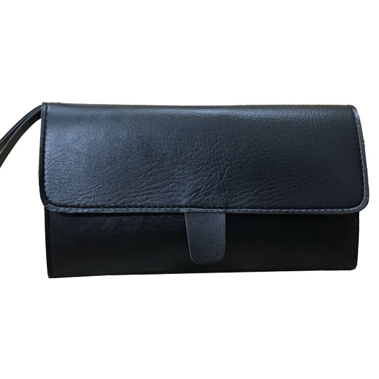 Factory wholesale barber scissors bag multifunctional clutch leather five scissors comb storage bag