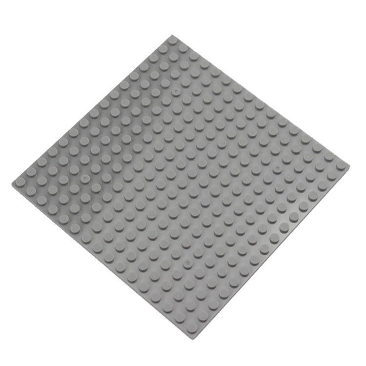 High quality 16*16 point single-sided small particle building block bottom plate 12.8*12.8cm base compatible with Lego 91405